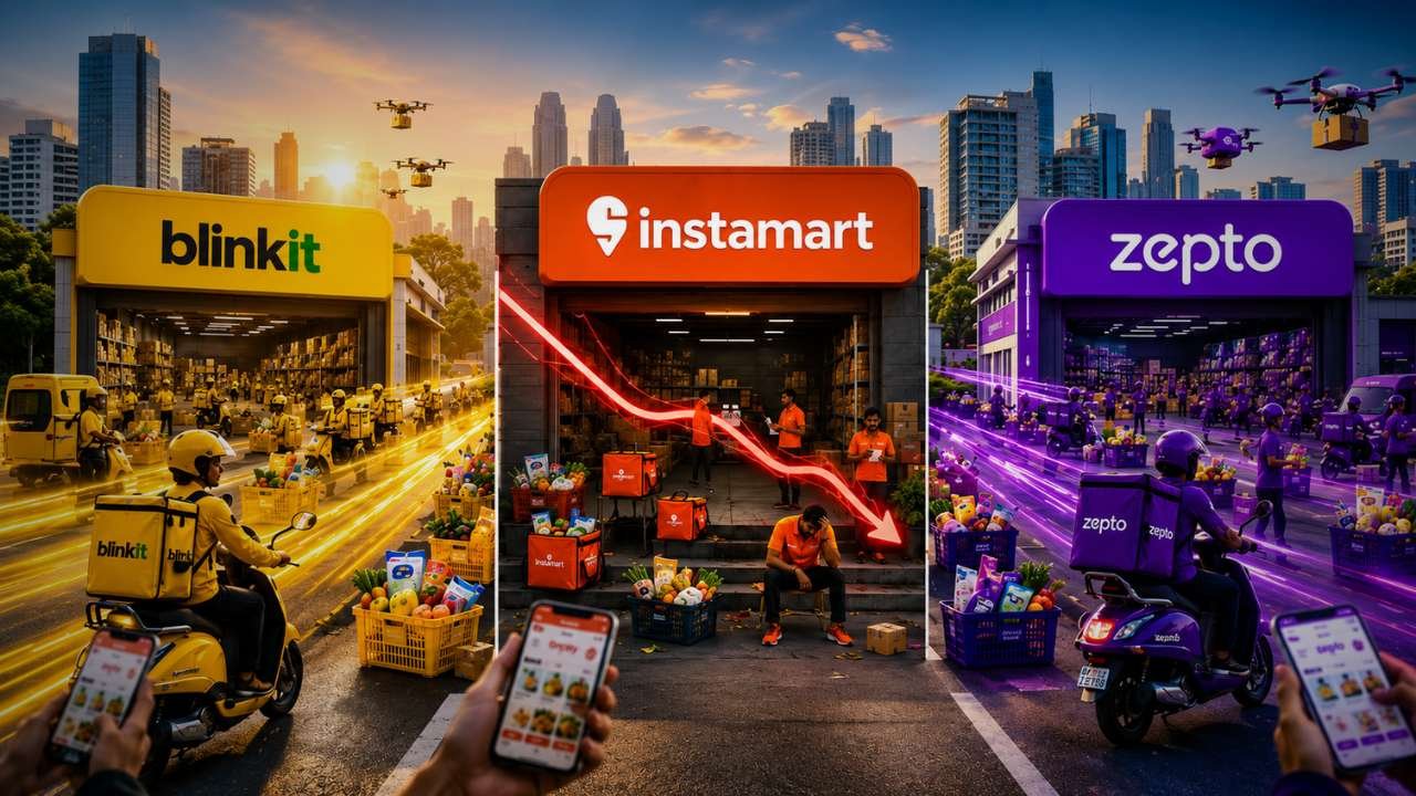 Blinkit Leads as Instamart Loses Quick Commerce Share