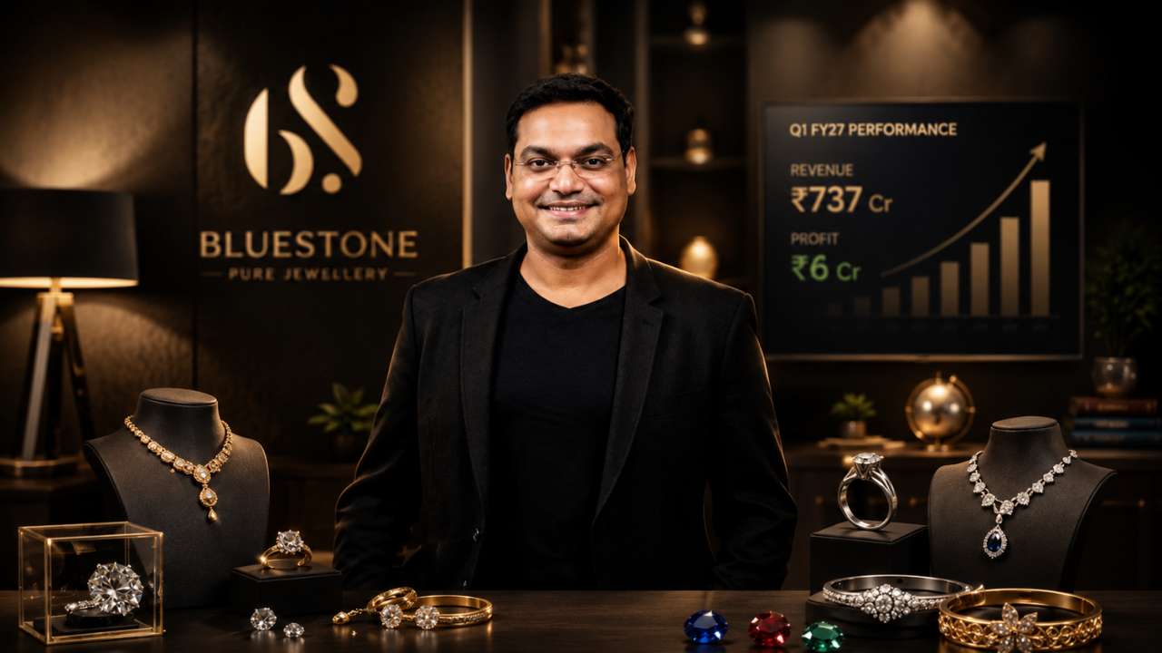BlueStone Reports ₹737 Cr Revenue, Returns to Profit