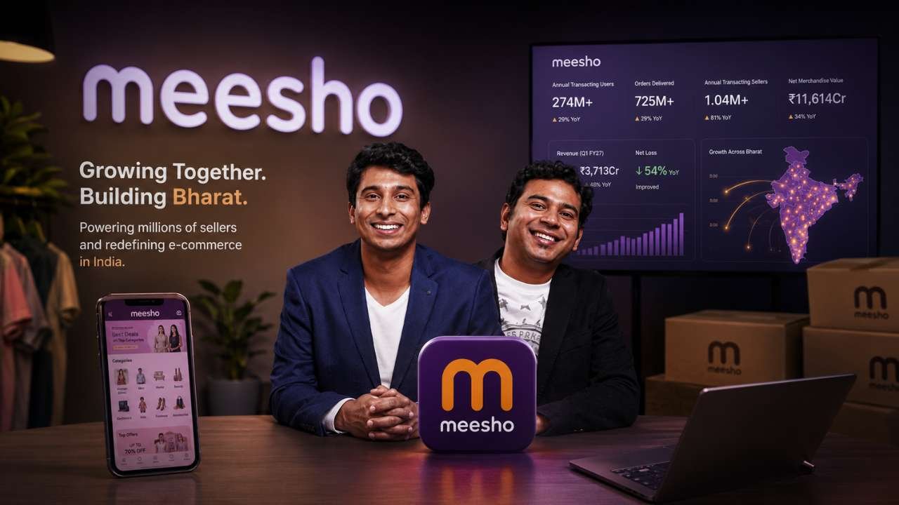 Meesho Q1 FY27 Revenue Jumps 48%, Losses Fall 54%
