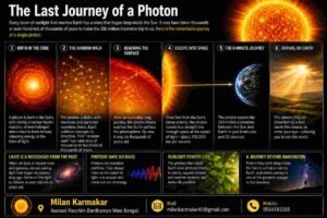 how old is sunlight, journey of a photon, speed of light from sun to earth, how long does light take to leave the sun